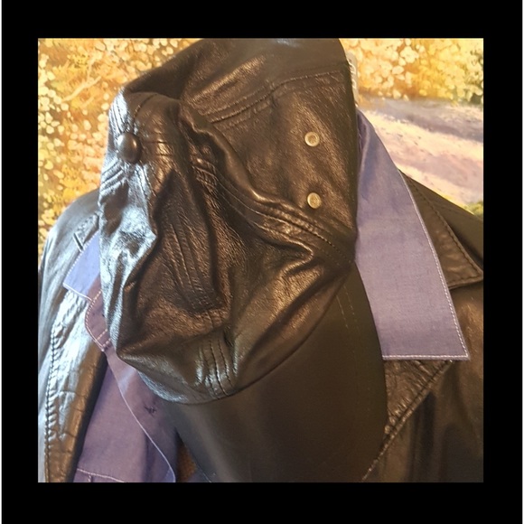 Wilson Leather hat by M.Julian Leather adjustable - Picture 12 of 13